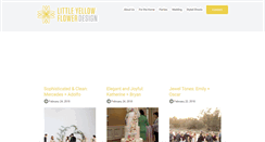 Desktop Screenshot of littleyellowflowerdesign.com